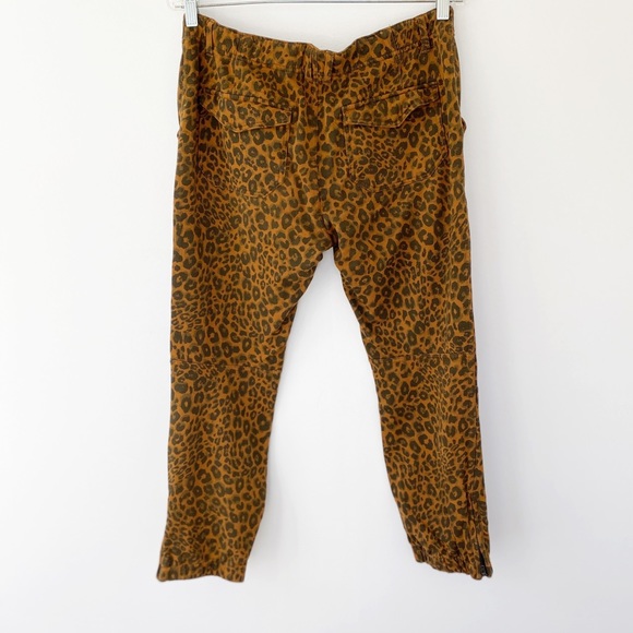 Sanctuary x Anthropologie Leopard Print Joggers MP - Picture 8 of 11